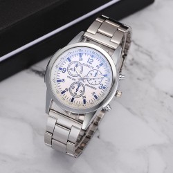 Analog quartz watch stainless steelWatches