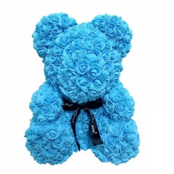Rose bear - bear made from infinity roses - 40 cmValentine's day