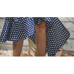 Fashion polka dot dress