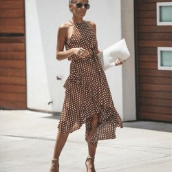 Fashion polka dot dress