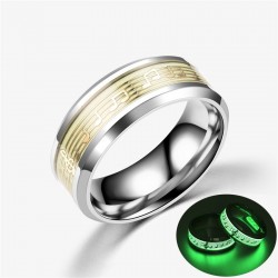 Glödning i den mörka fluorescerande ringen - unisex