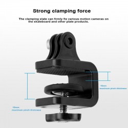 Skateboard motorcykel handtag - roterad klämmontering - fästhållare för GoPro Hero Action