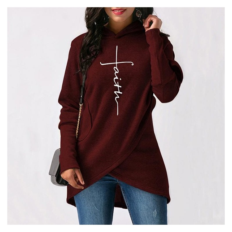 Warm hooded pullover hoodie