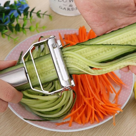 Multifunktion rostfritt stål vegetabilisk peeler