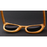 Retro - handgjorda träsolglasögon - unisex