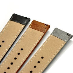 Läder klocka band med svart spänne för Xiaomi Huami Amazfit Bip