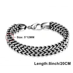 Rostfritt stålkedja armband