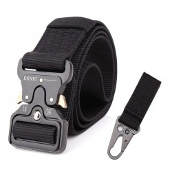 Militär nylonbälte med automatisk buckle
