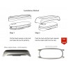 Läderband för Xiaomi Mi Band 3 - 4 klocka
