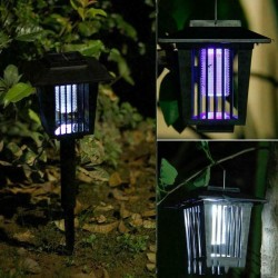 Solar powered LED lampa - myggmördare - trädgårdsljus