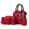 Lyx läderpåse set incl purse 4 pcs