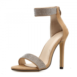 Elegant crystal high heels sandalsSandals
