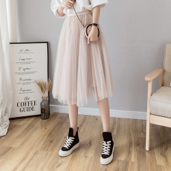Fashion midi vädjade kjol