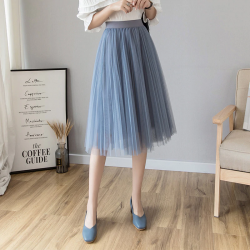 Fashion midi vädjade kjol