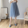 Fashion midi vädjade kjol