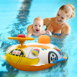 Uppblåsbar poolbil - baby seat