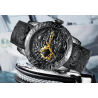 Luxury waterproof watch with dragon sculptureWatches