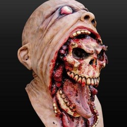 Bloody zombie - full ansikte Halloween mask