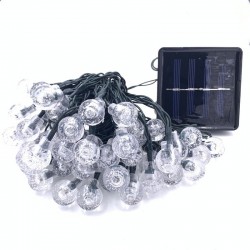 Solar LED crystal balls - waterproof christmas lightsChristmas