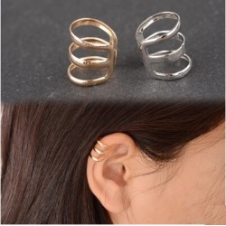 Gold & Silver Ear Clip - 1 bit