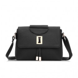 Retro läder crossbody & axelväska