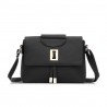Retro läder crossbody & axelväska