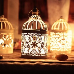 Marockansk lykta - vintage hängande ljushållare