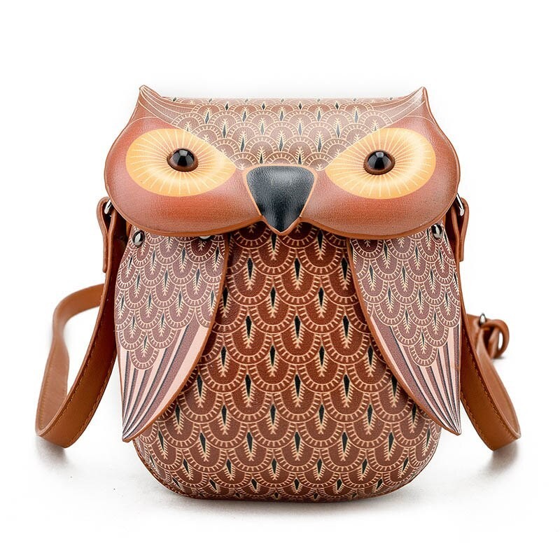 Fashion owl design - axel och crossbody mini bag