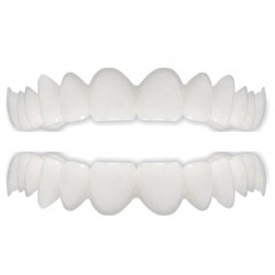 Silikontänder - tandprotes 2 bitar