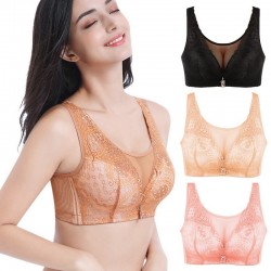 Solid lace bra med push up - stor storlek