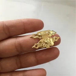 Antik järn - möbel hänglås hasp - lås 30 * 18mm 10 bitar