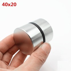 N35 N52 neodymium magnet - stark rund metall magnet 40 * 20mm 2 bitar