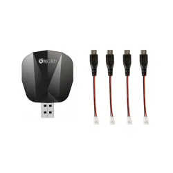 Varjeine E520 E520S RC Drone Quadcopter - 4 i 1 USB-laddare - laddningsbox - Android adapterkabel