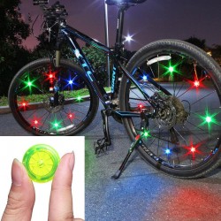 Cykelhjulet talade ljus - varning LED-lampa - vattentät TL2411
