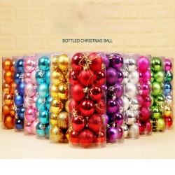 Christmas tree balls - 24 piecesChristmas
