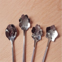 Decorative silver teaspoon - coffee & desserts 5 piecesCutlery