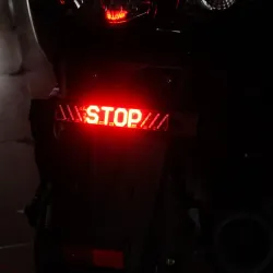 Motorcykel LED tail ljus - STOP indikator - vrida lampor LED remsa