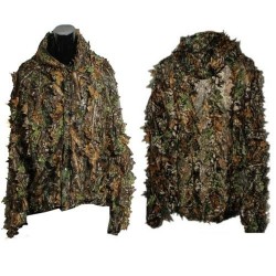 Jaktdräkt med 3D-blad - kamouflage set