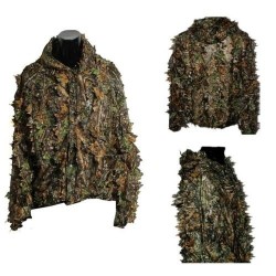 Jaktdräkt med 3D-blad - kamouflage set