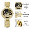 Luxury fashion gold watch with leopard & diamondsWatches