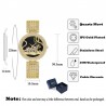 Luxury fashion gold watch with leopard & diamondsWatches