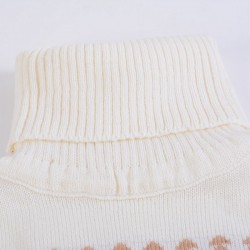 Vinter lång tröja - miniklänning med turtleneck