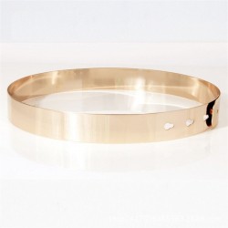 Metal chrome golden - silverbälte