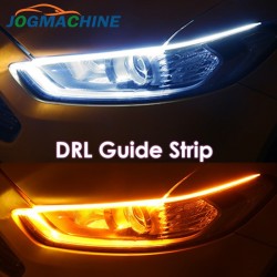 DRL bil vända lampor - flexibel LED remsa - vattentäta 2 bitar