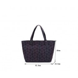 Geometri totes sequins - spegeleffekt - luminös väska