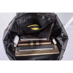 Geometri totes sequins - spegeleffekt - luminös väska