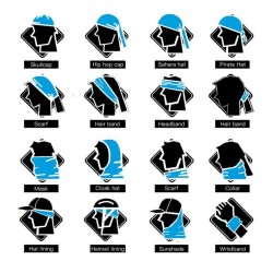 Motorcykel skalle halsduk - ansiktsmask - balaclava