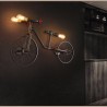 Cykel- och vattenrör - vintage LED Edison ljus - vägglampa