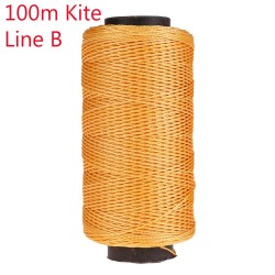 Plast kite handtag - polyester linje 30m / 100m