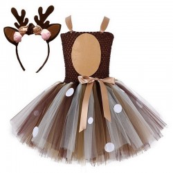 Santa's reindeer - girls costume - dress - setCostumes